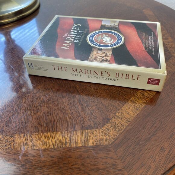 HCSB MARINE'S BIBLE By Holman Bible Staff With Slide Tab Closure (see Photos) - Picture 5 of 13